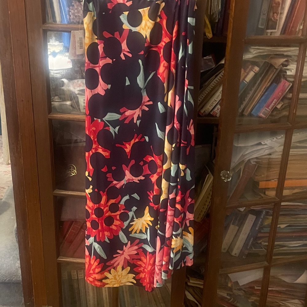Floral Maxi skirt  with Bold Colors